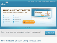 Tablet Screenshot of eagleswingsministry.injesus.com